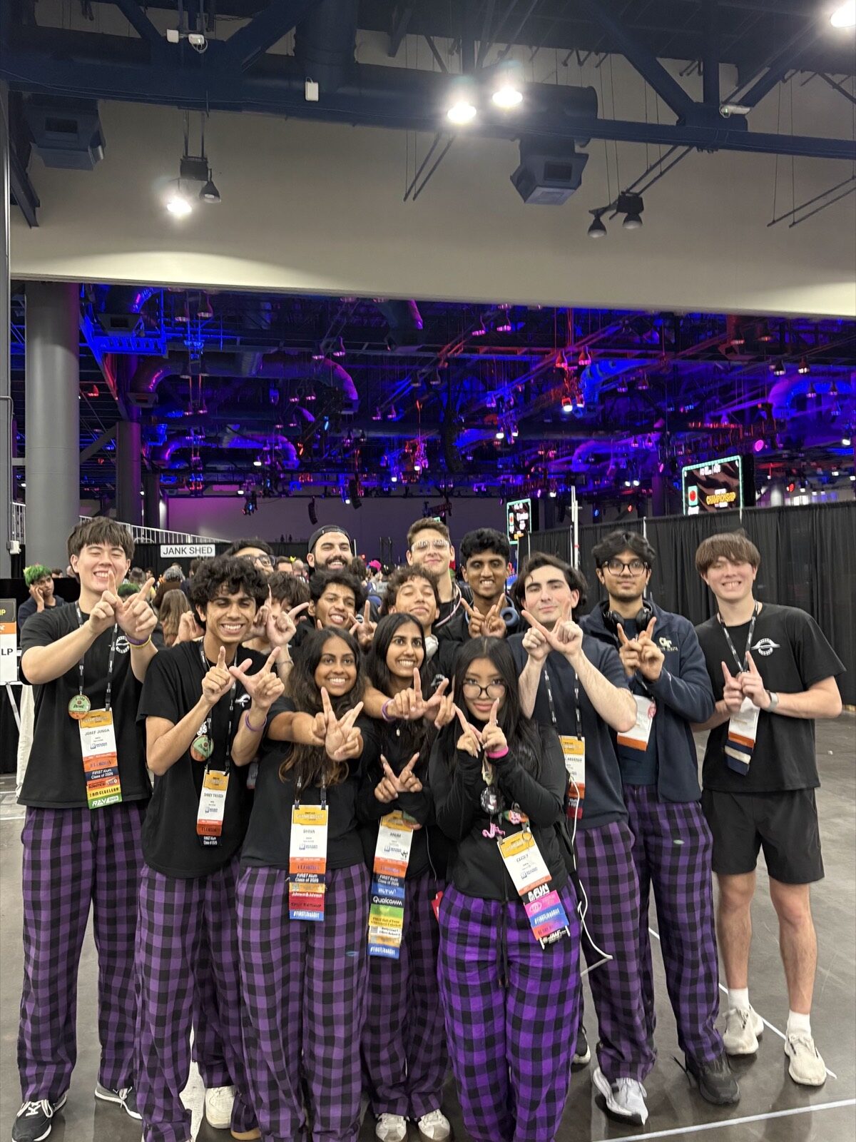 The team at competition.